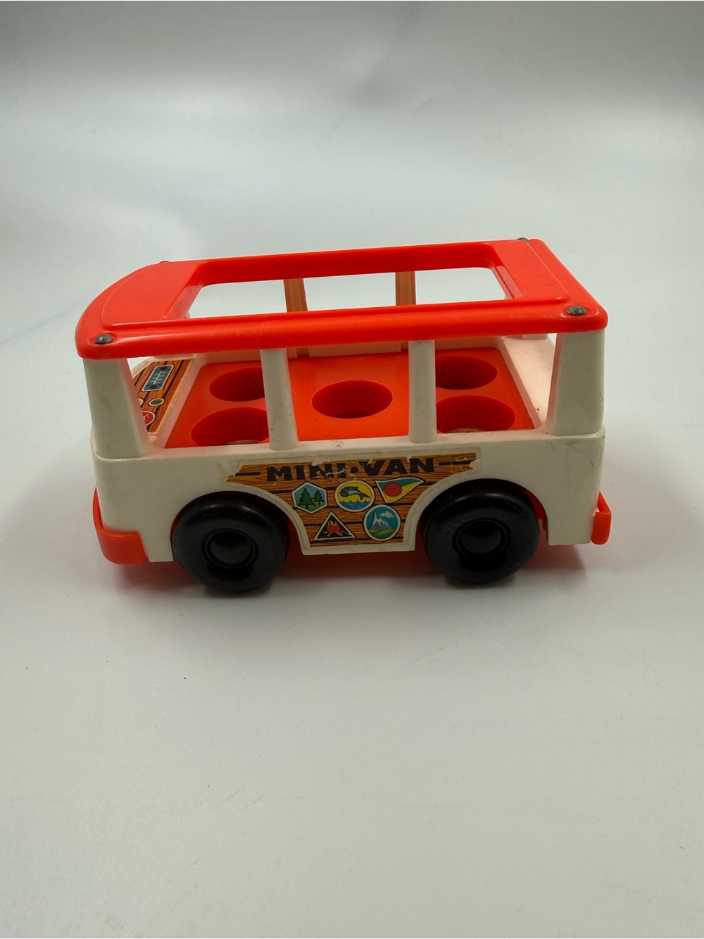 Vintage fisher price mini-van toy